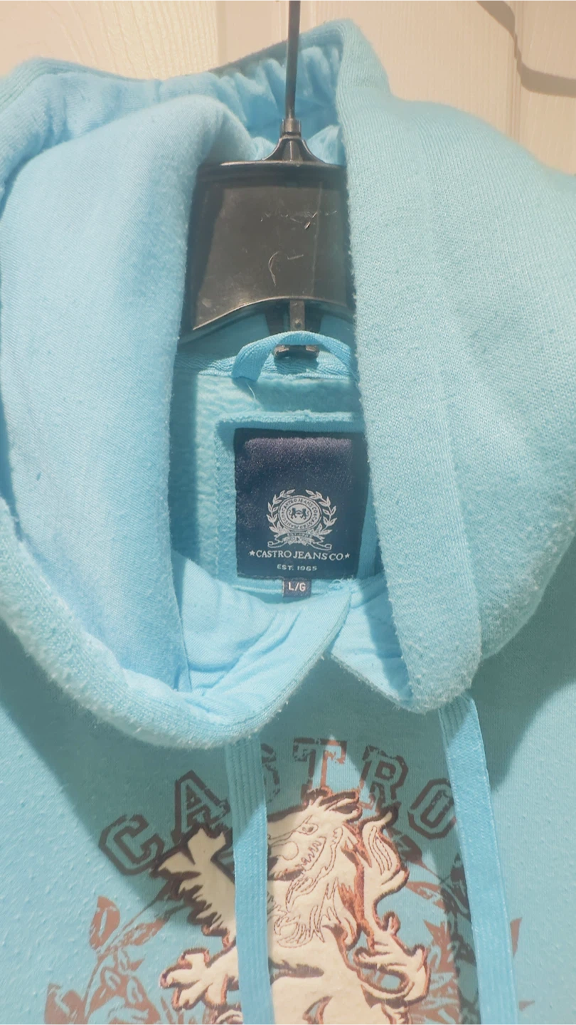 Castro Jeans Co. Hoodie - Blue - Size L/G - photo 2
