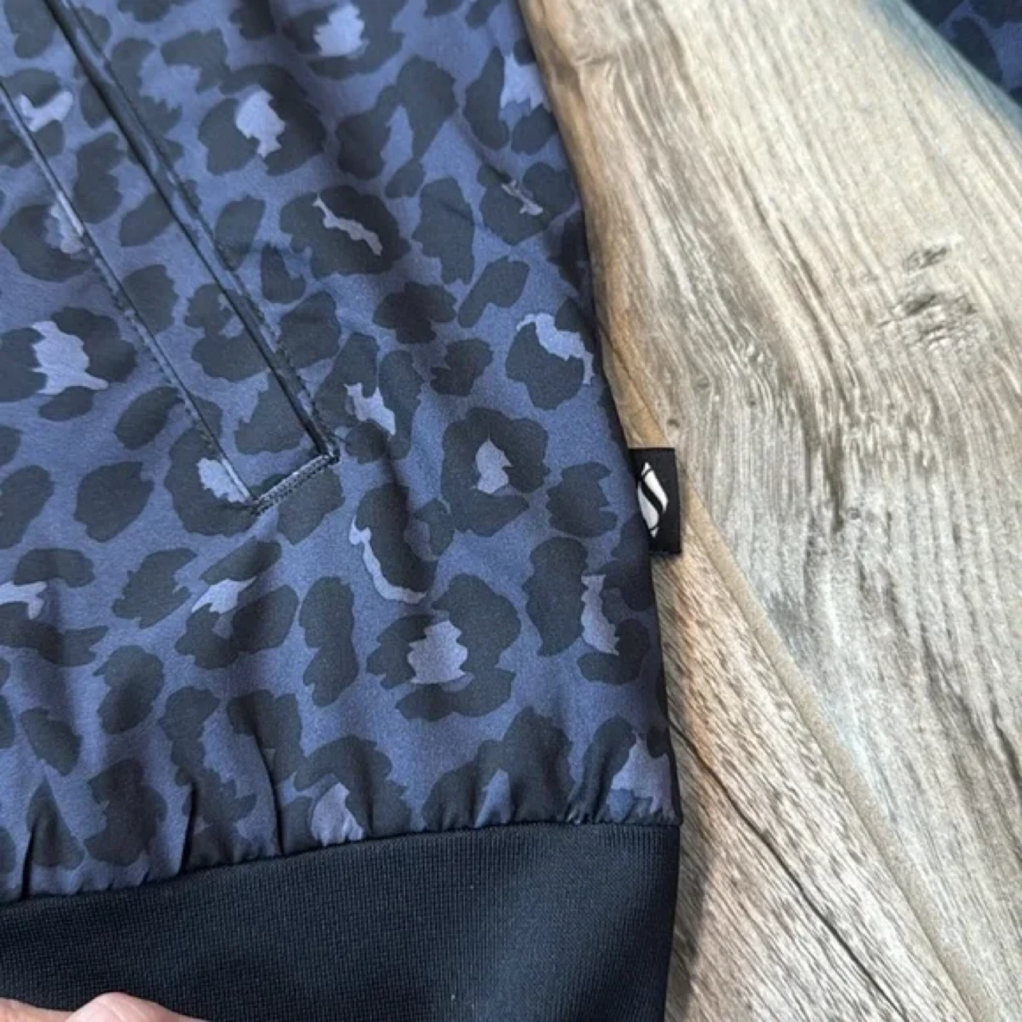 New Skechers Reversible Jacket, Midnight Leopard, XL - photo 5