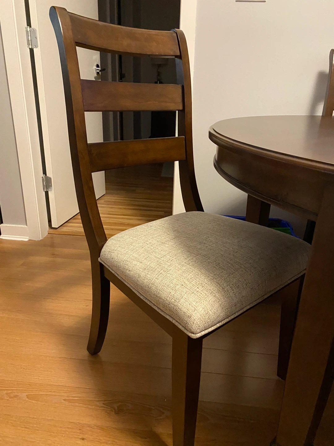 Round Dining Table with 4 Chairs - photo 2