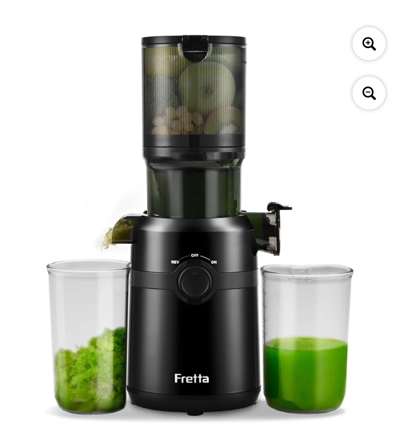 Fretta Slow Juicer - Black