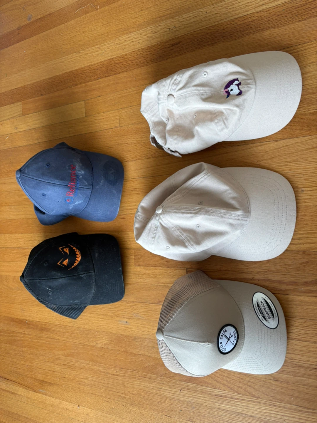 Five Assorted Baseball Caps - photo 2