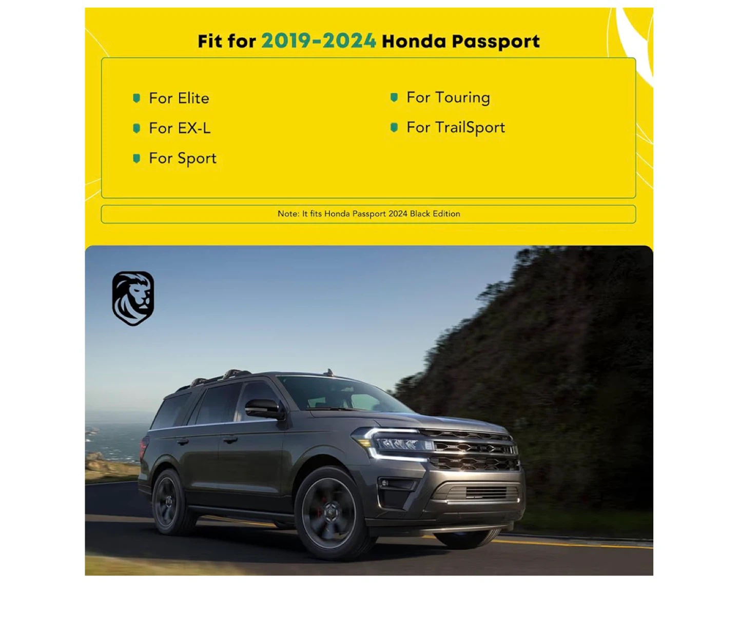 YHTAUTO Roof Rack Cross Bars for Honda Passport 2019-2023 - photo 5