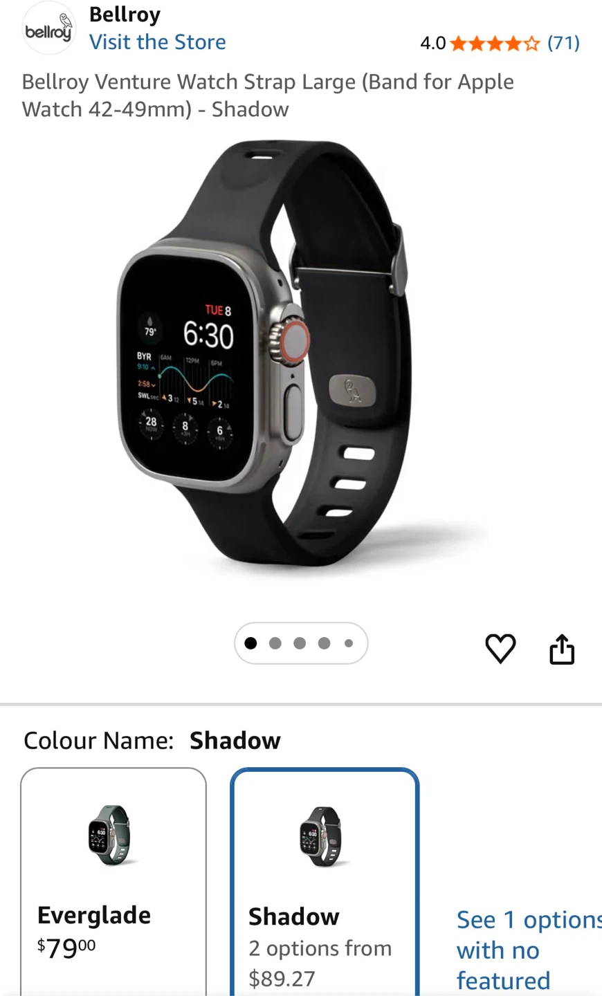 Apple Watch Bands - Bellroy, Pitaka, Nomad - photo 2