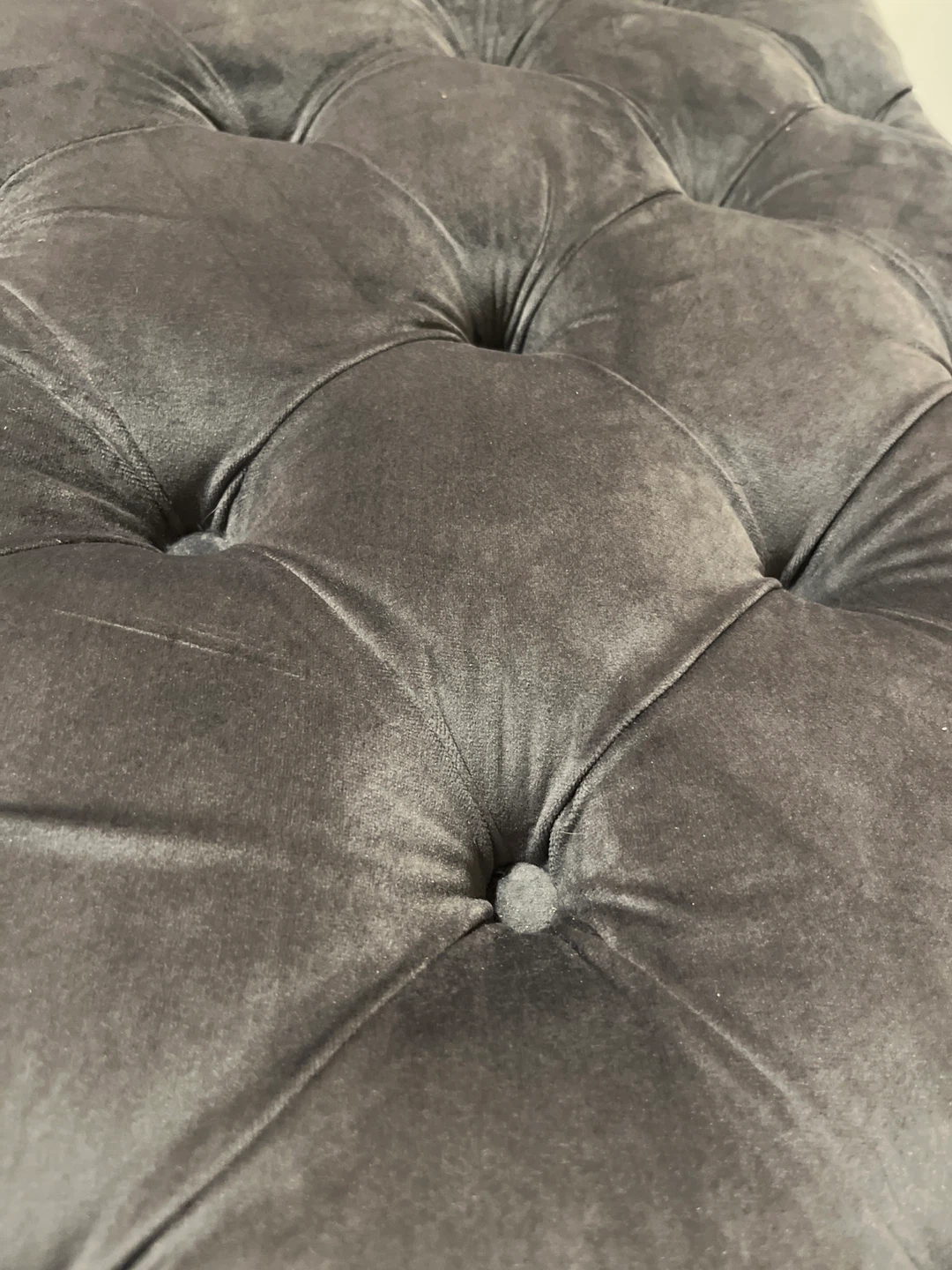 Tufted Velvet Ottoman Bench - photo 3