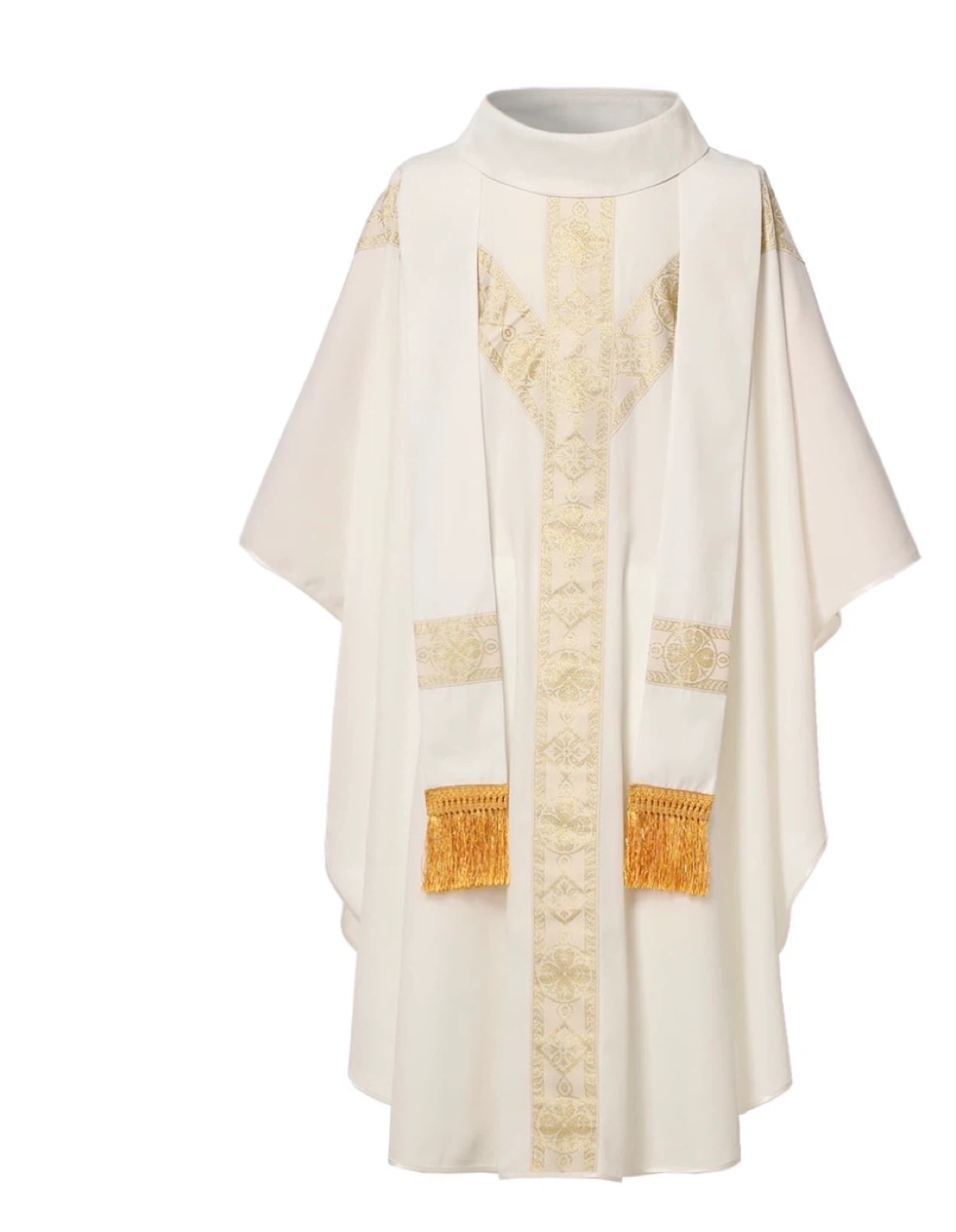 White Church Catholic Priest Chasuble Vestments Robe - photo 2