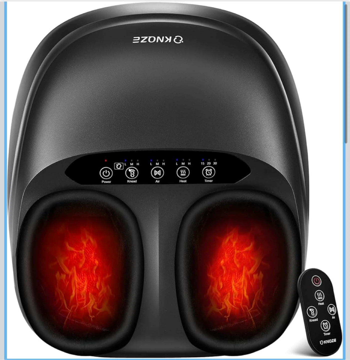 KNOZE Foot Massager with Heat and Air Compression