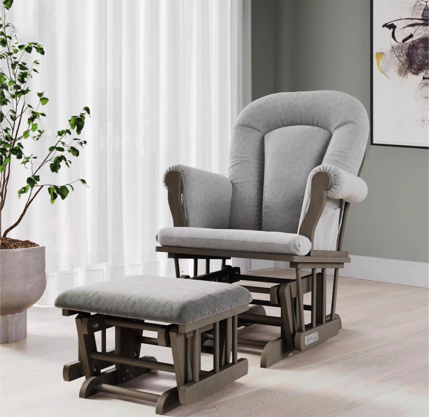 Child Craft Glider and Ottoman Set - photo 4