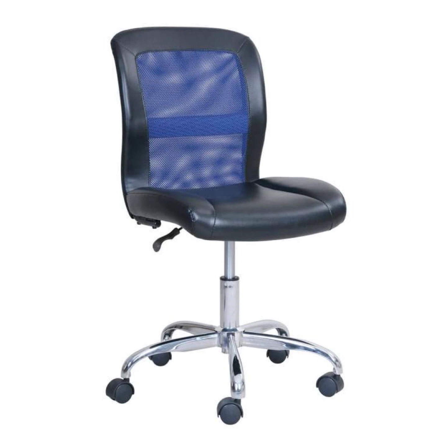 Black and Blue Mesh Office Chair