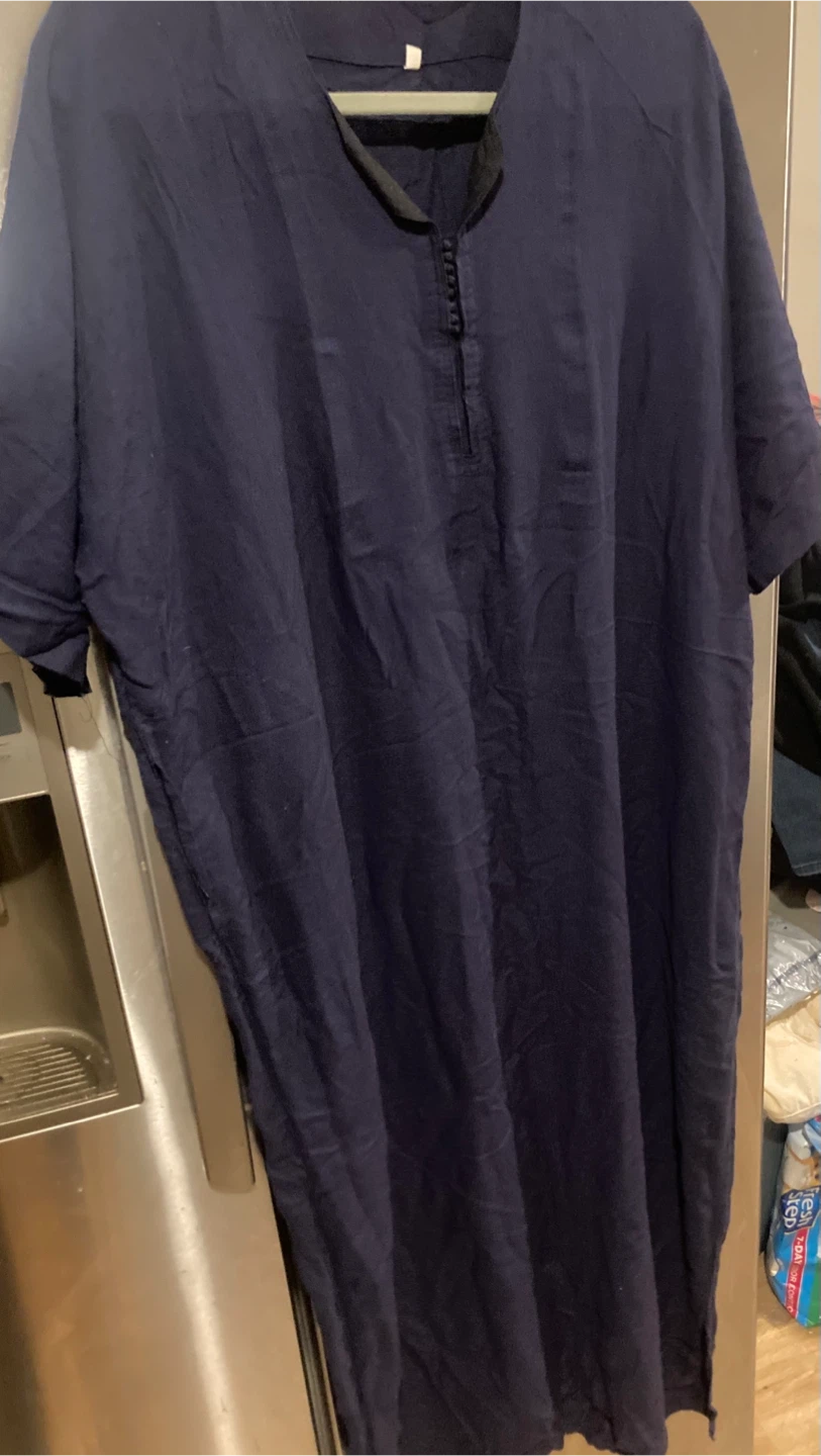 Moroccan Navy Blue Kaftan Men’s