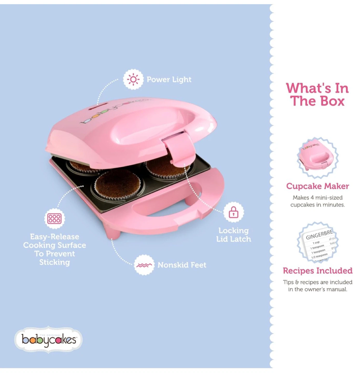 Babycakes Mini Cupcake Maker - Pink - photo 4