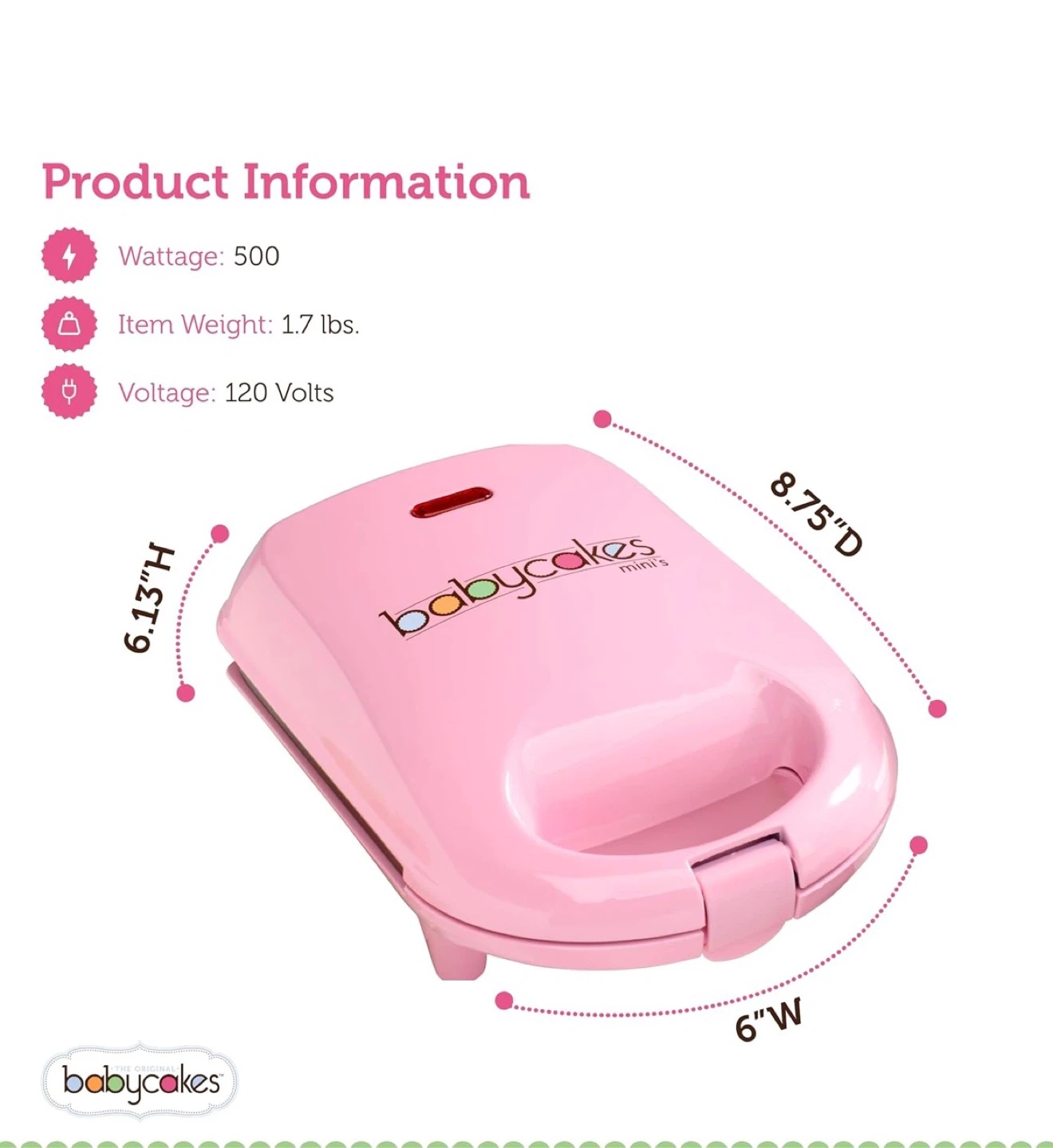 Babycakes Mini Cupcake Maker - Pink - photo 2