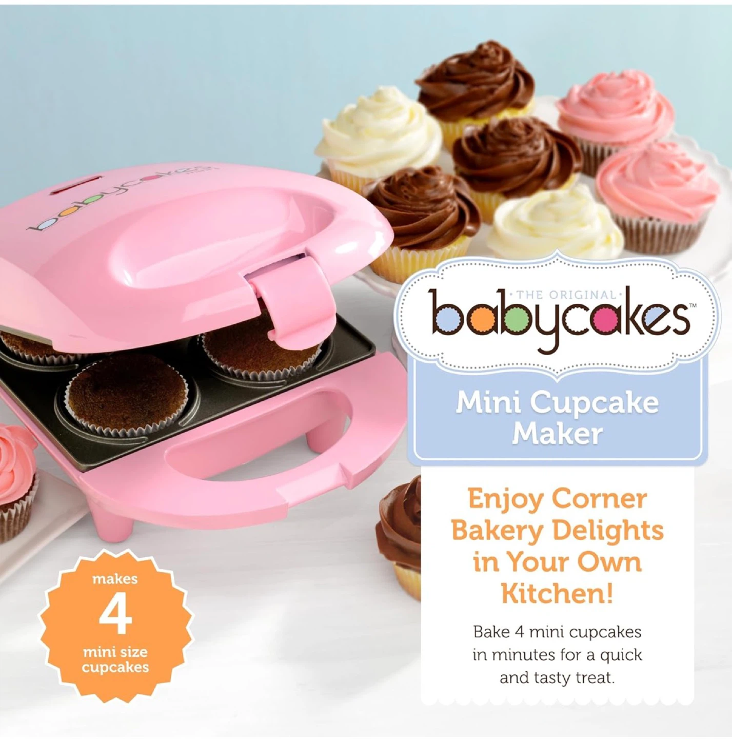 Babycakes Mini Cupcake Maker - Pink - photo 3