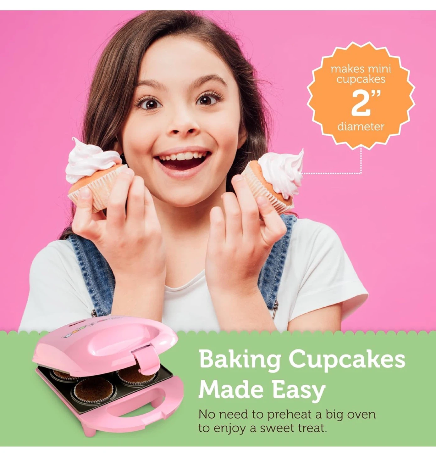 Babycakes Mini Cupcake Maker - Pink - photo 5
