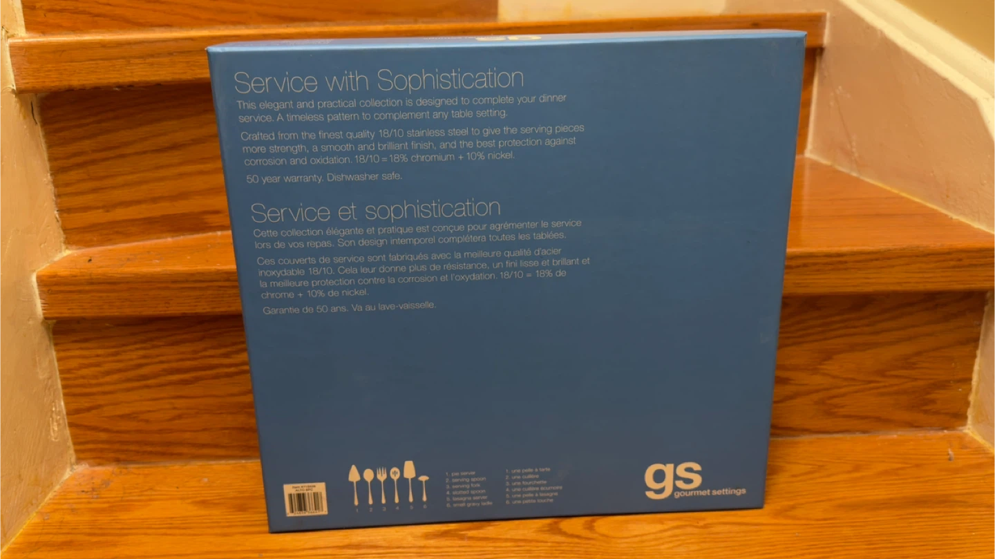 Gourmet Settings 6-Piece Serving Set – New in Box - photo 2