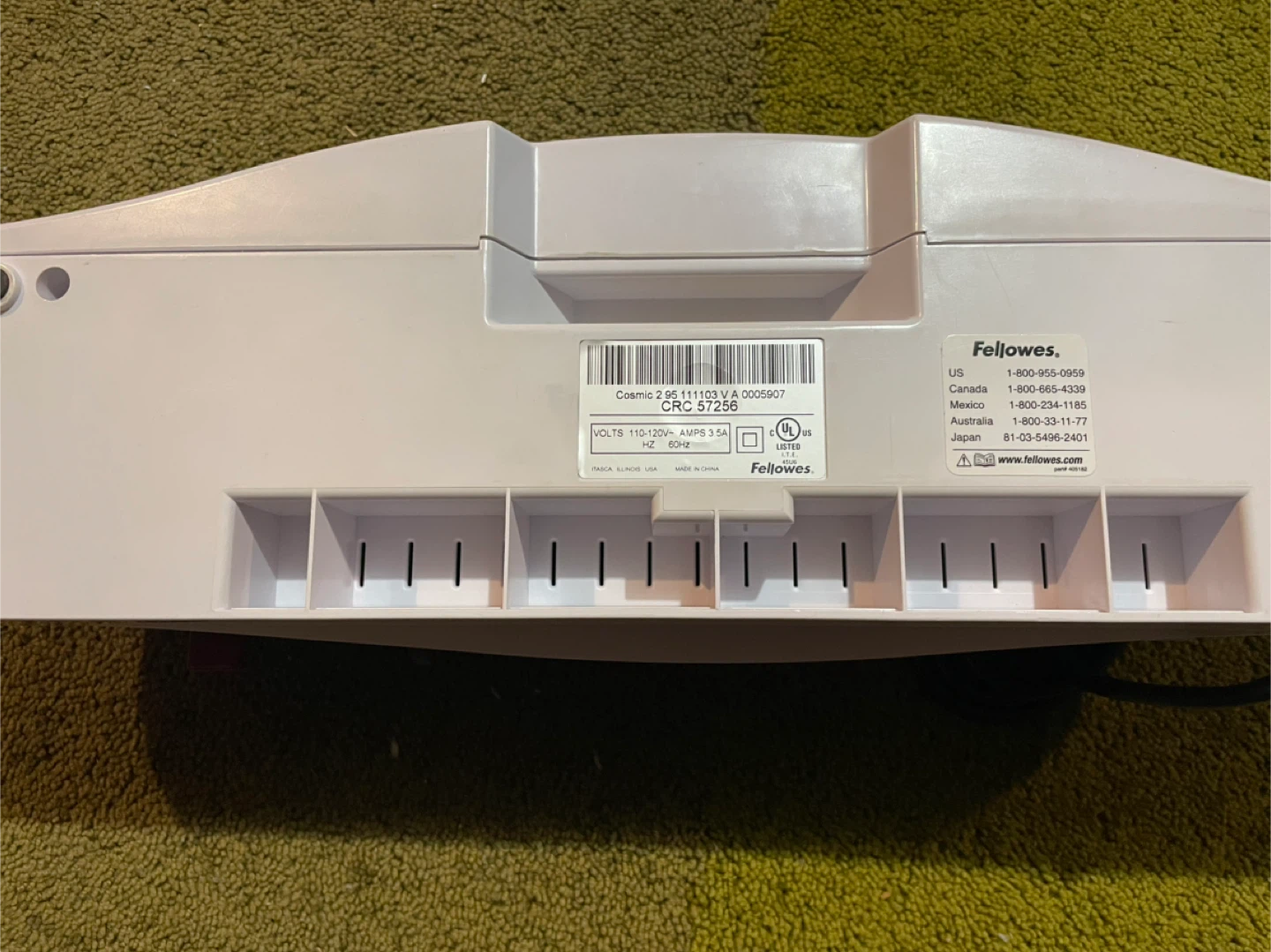 Fellowes Cosmic 2 95 Laminator - photo 3