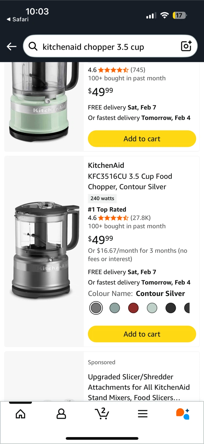 KitchenAid 3.5 Cup Mini Food Processor - photo 3