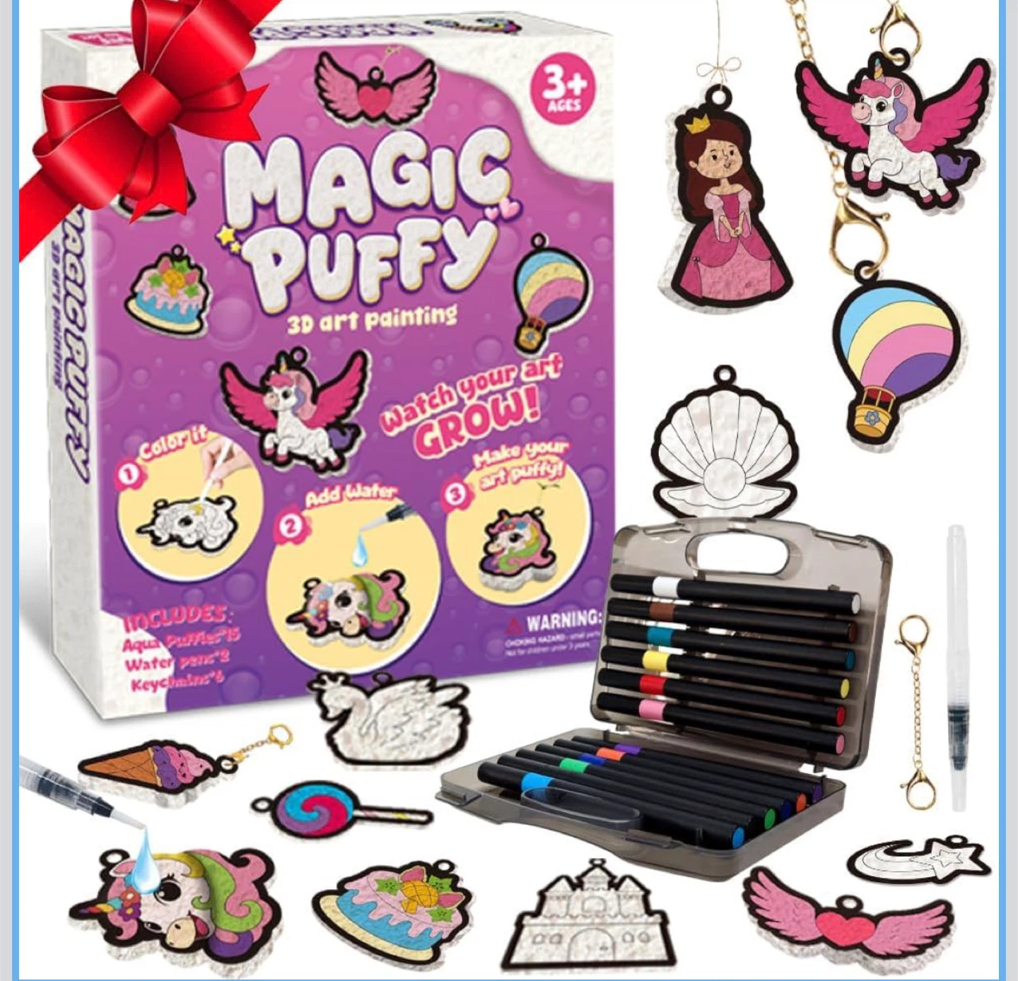 Magic Puffy 3D Art Painting Kit