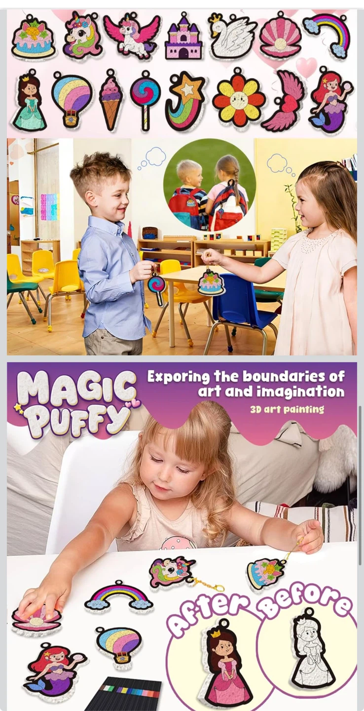 Magic Puffy 3D Art Painting Kit - photo 4