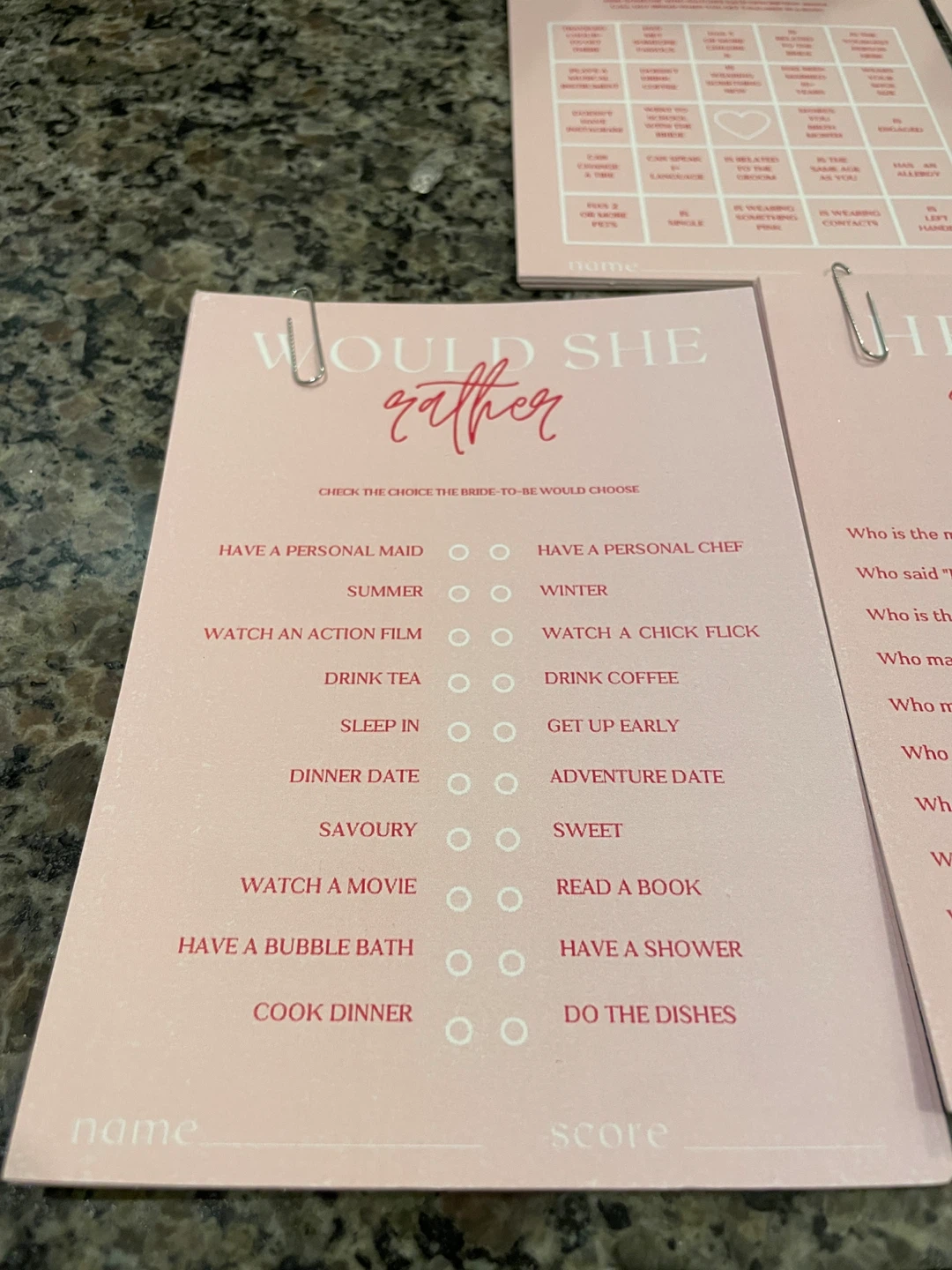 Fun Bridal Shower/Bachelorette Party Games Bundle - photo 4