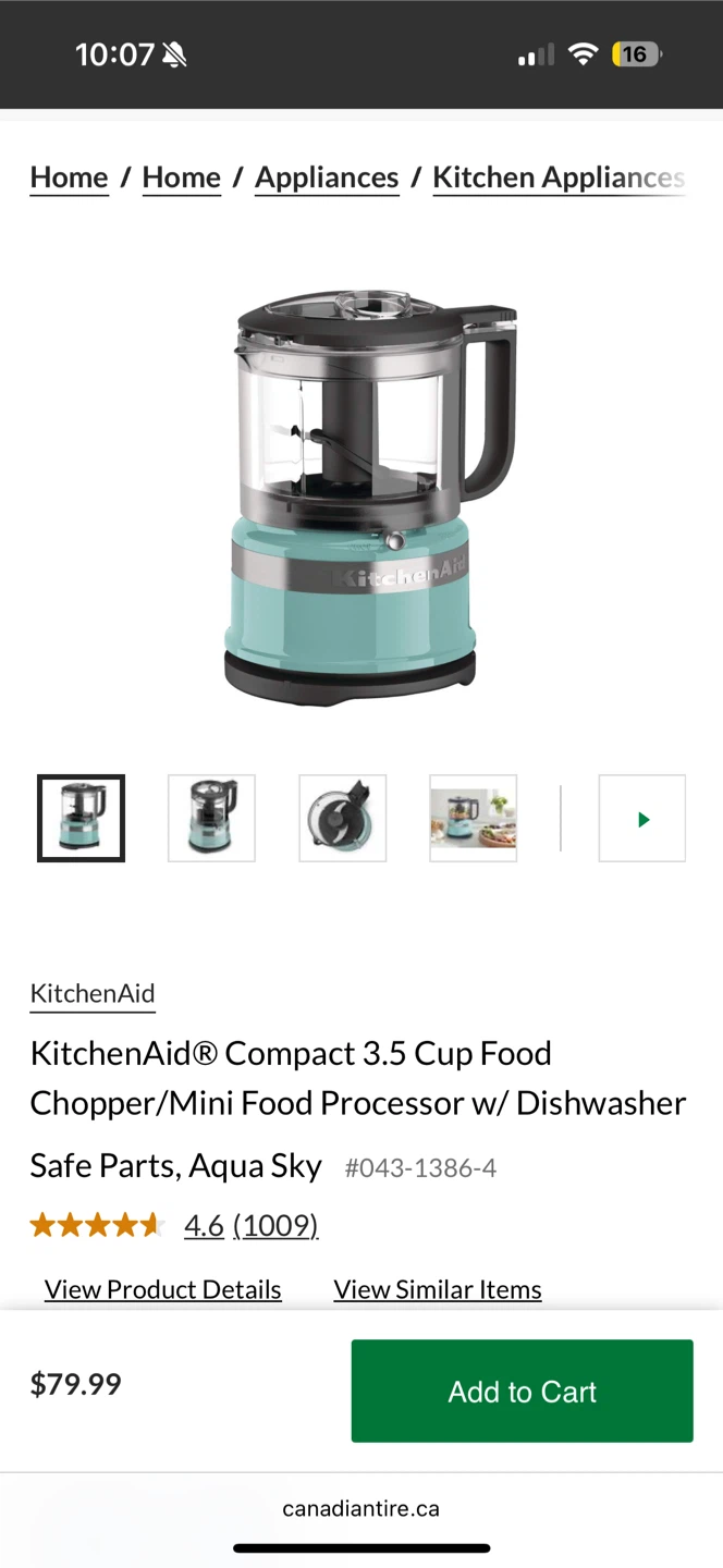 KitchenAid 3.5 Cup Mini Food Processor - photo 5