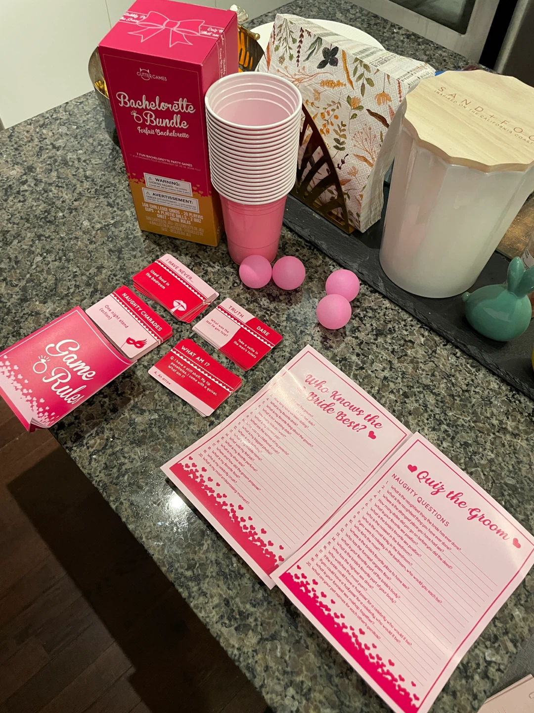Gutter Games Bachelorette Bundle - 7 Fun Party Games - photo 2