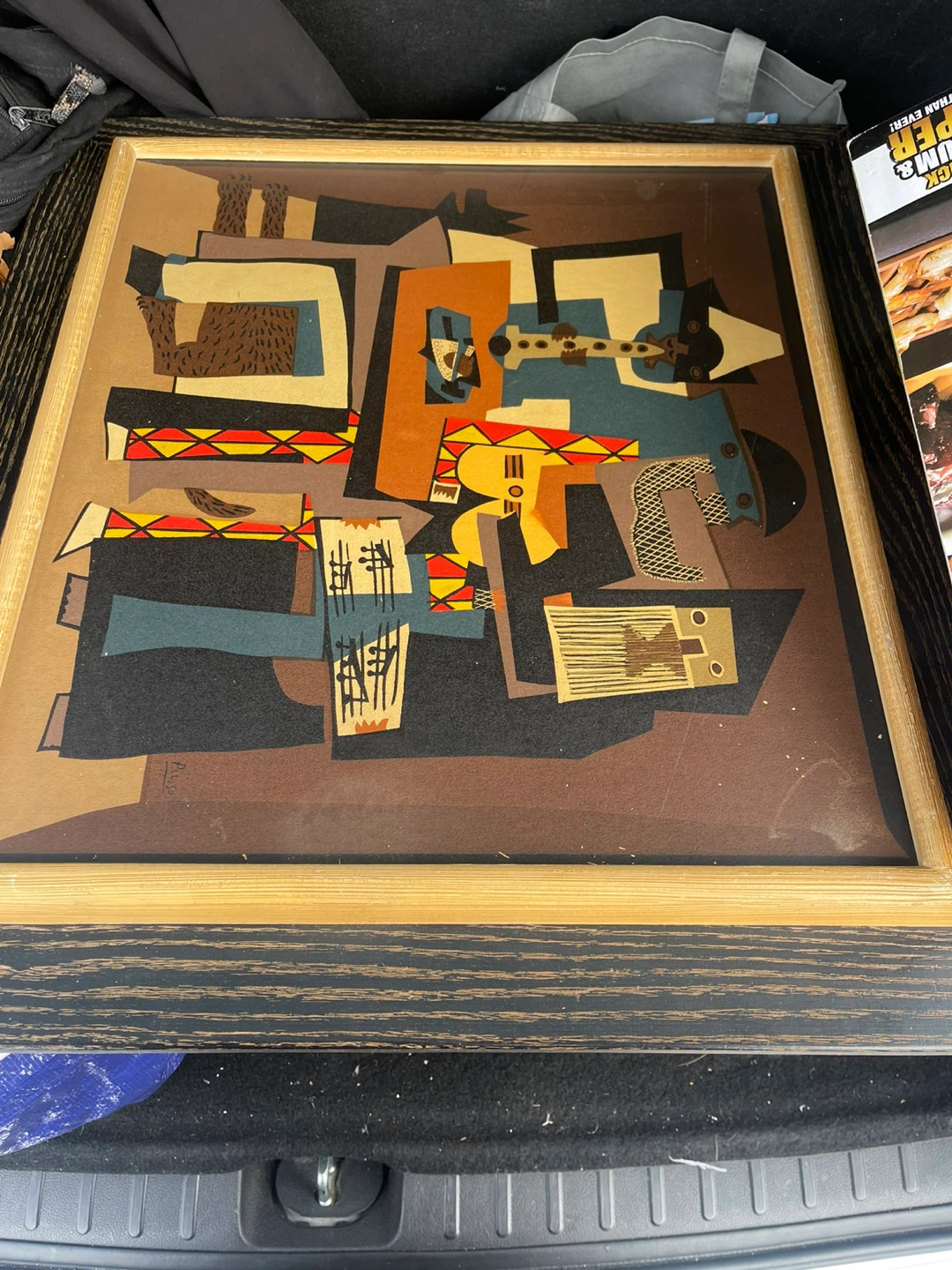 Framed Abstract Art Picasso