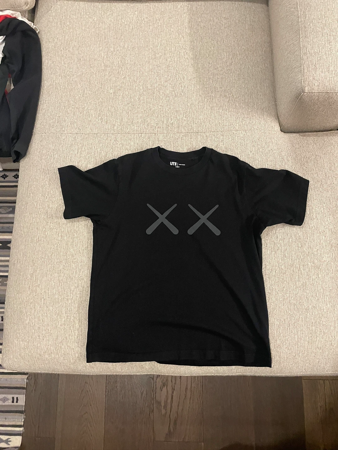 Uniqlo UT KAWS + Warhol Black T-Shirt