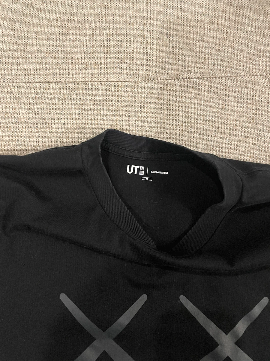 Uniqlo UT KAWS + Warhol Black T-Shirt - photo 3