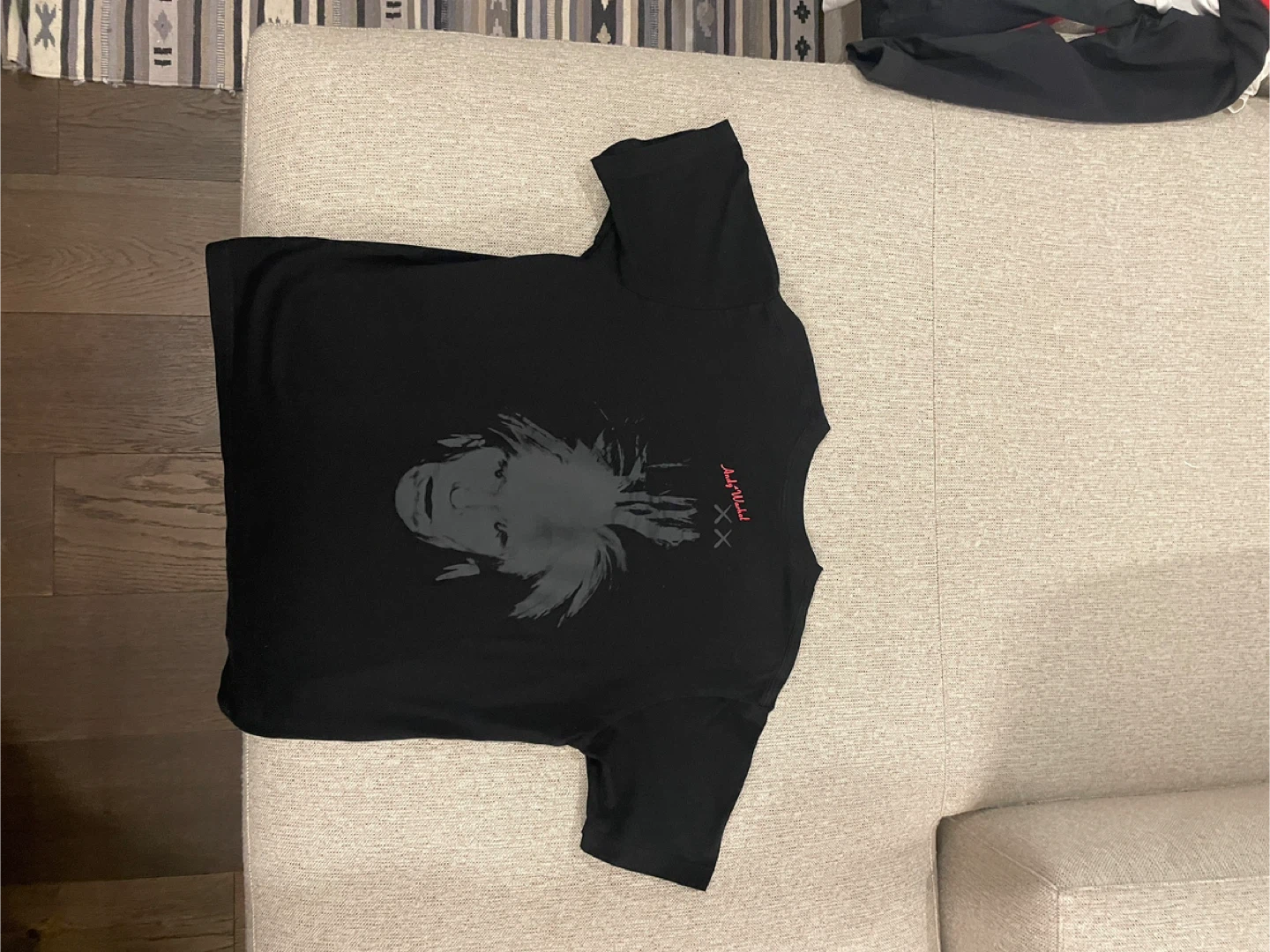 Uniqlo UT KAWS + Warhol Black T-Shirt - photo 2