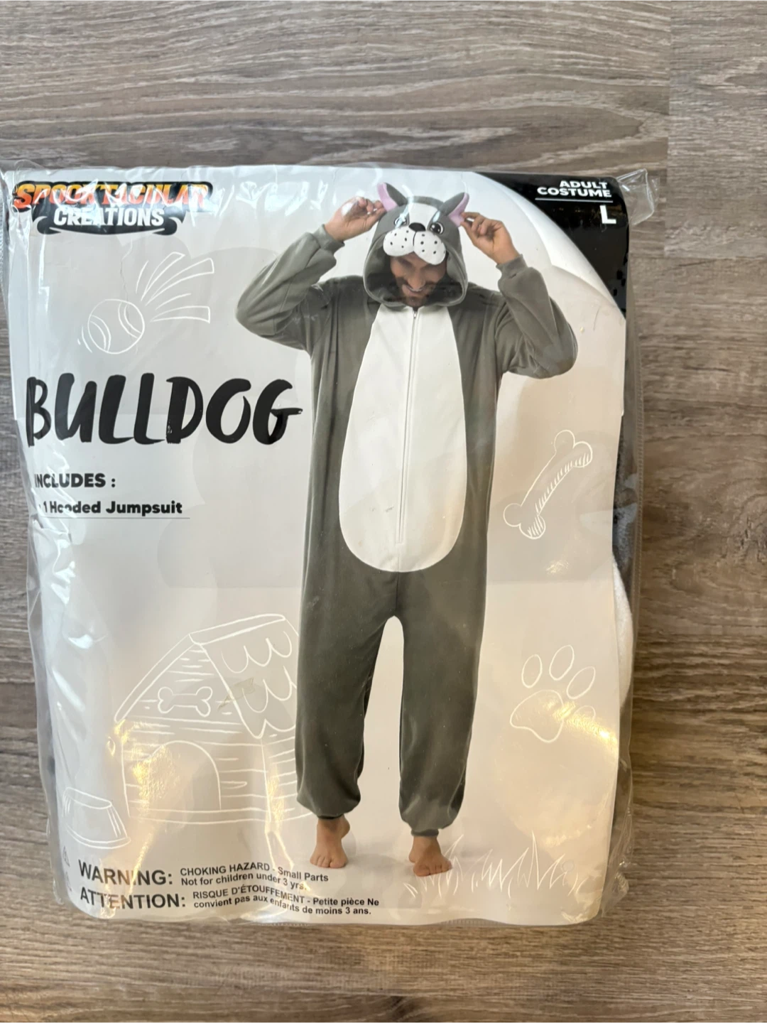 Bulldog Adult Costume L - photo 3