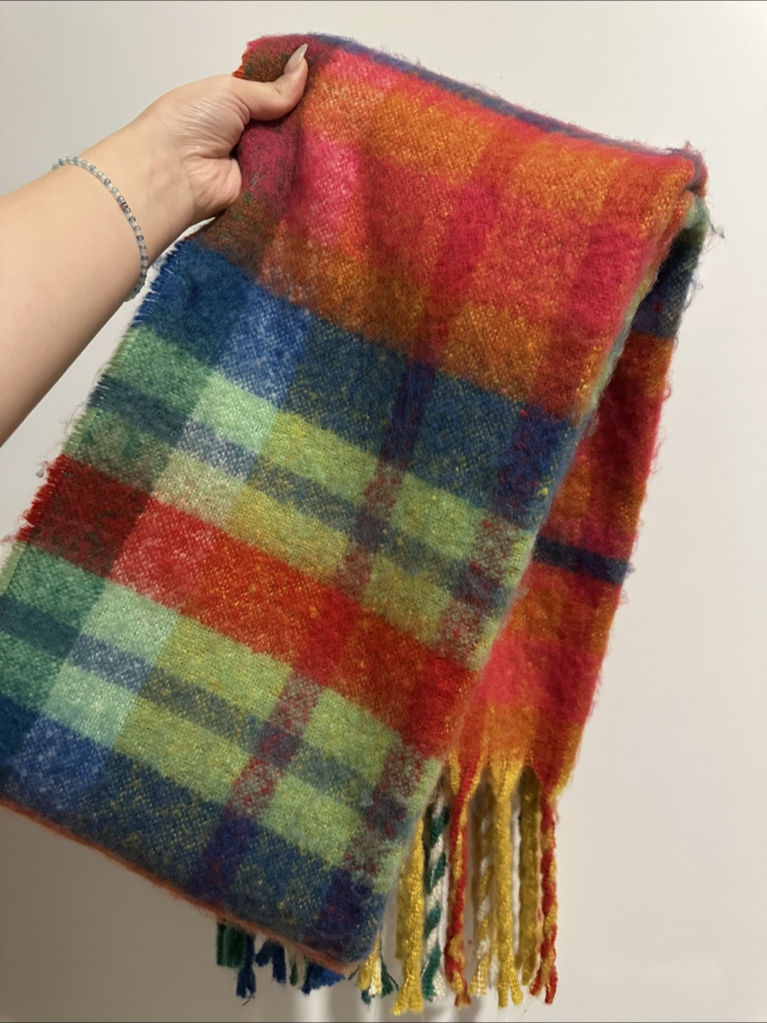 Colourful Plaid Scarf