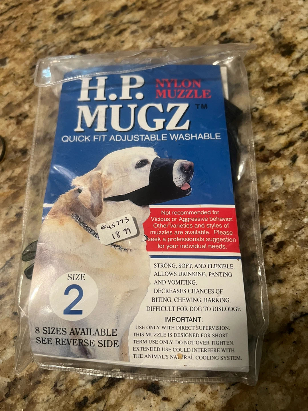 H.P. Mugz Nylon Dog Muzzle Size 2 - photo 3