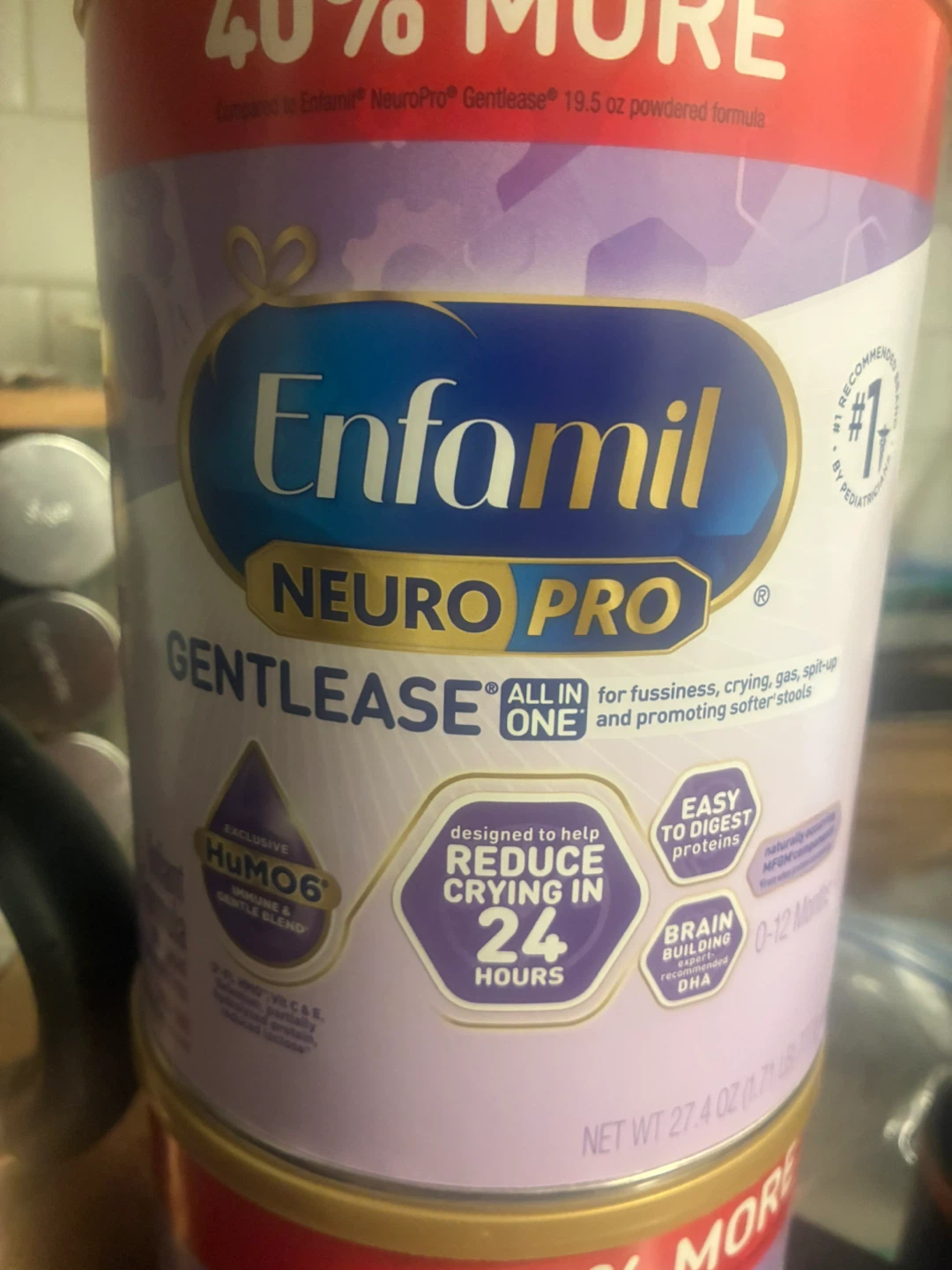 Enfamil NeuroPro Gentlease Powdered Formula 27.4 oz