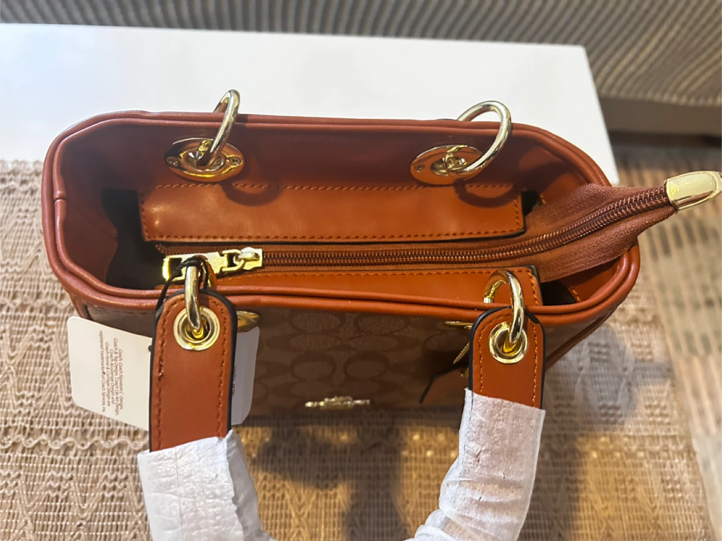 Coach Signature Canvas Tote Bag - photo 3