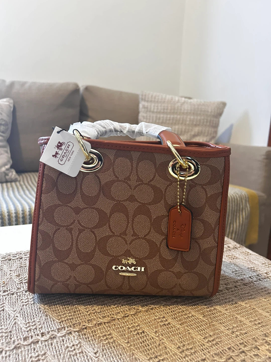 Coach Signature Canvas Tote Bag