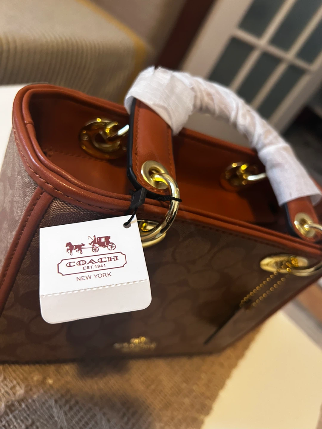 Coach Signature Canvas Tote Bag - photo 5