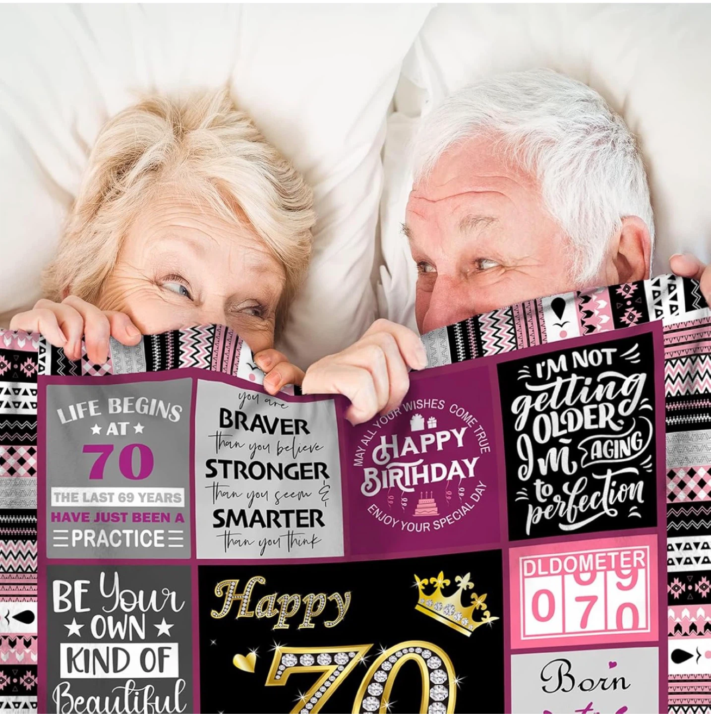 70th Birthday Cozy Blanket - photo 4