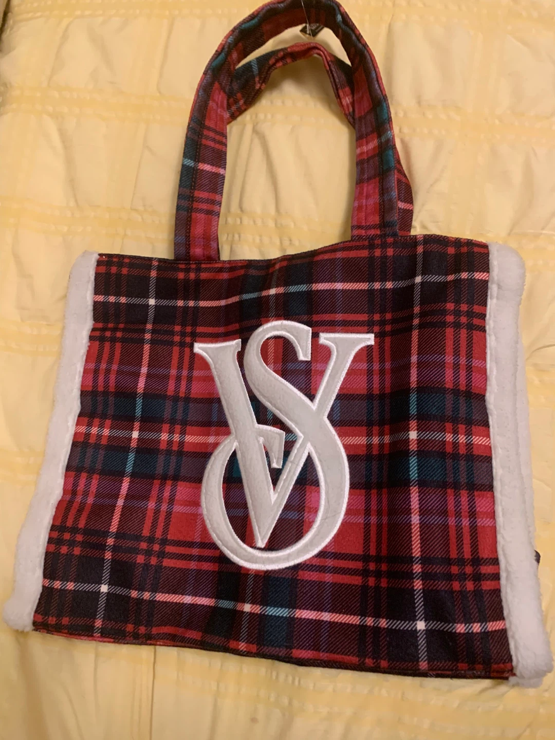 Victoria's Secret Plaid Tote Bag