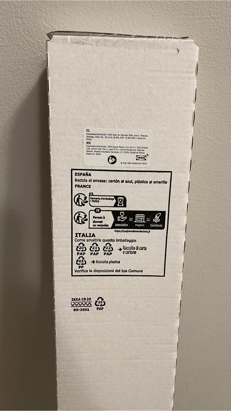 IKEA BEKRÄFTA Curtain Rod Set White 120-210 cm - photo 2