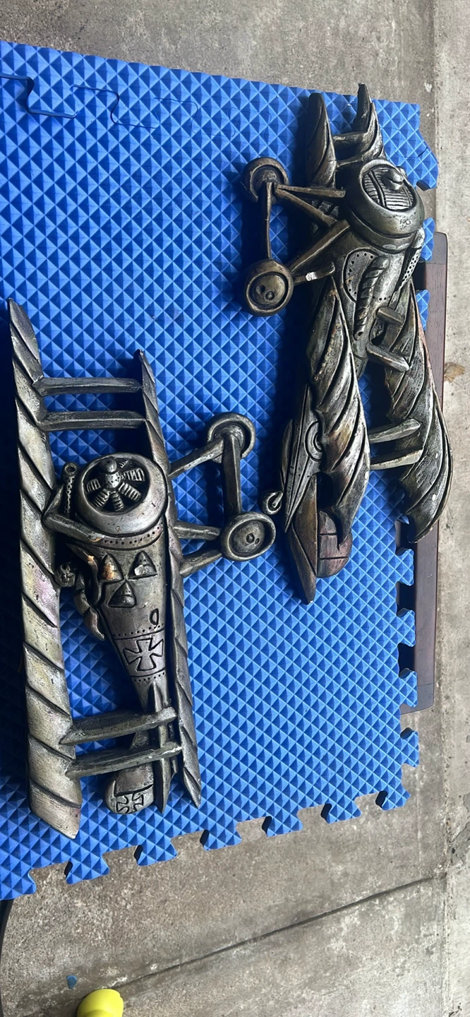 Steampunk Toy Airplane Wall Decor