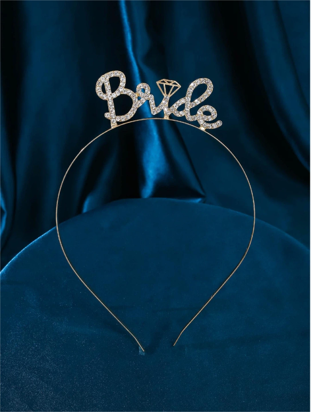 Bride Headband with Rhinestones