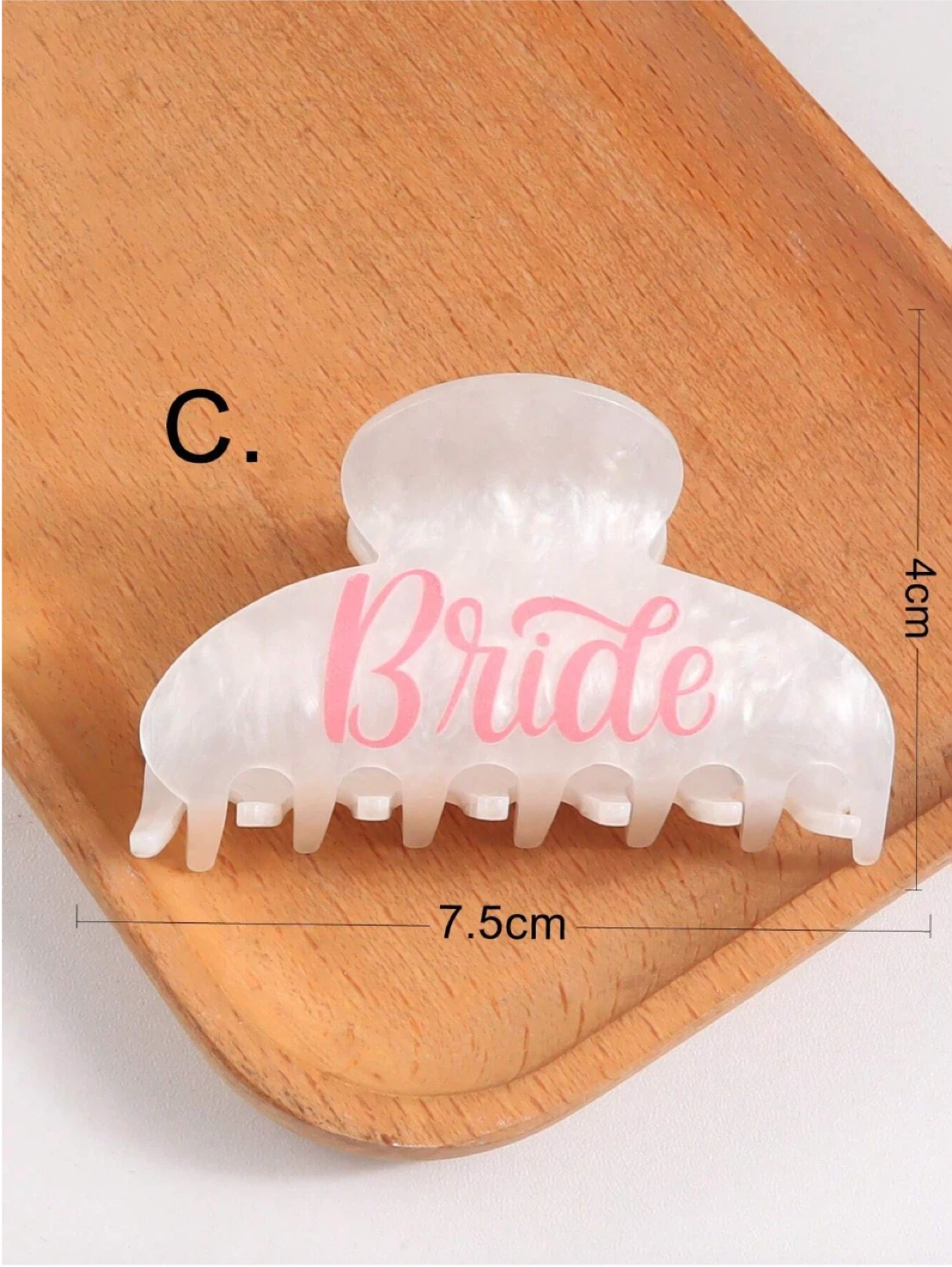 ‘Bride’ Claw Clip - White - photo 2