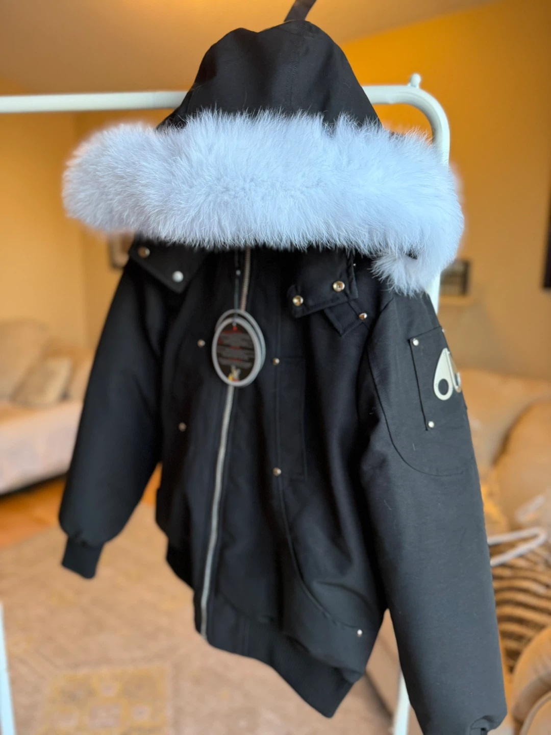 Moose Knuckles Bomber Jacket w/ Fur Hood - photo 2