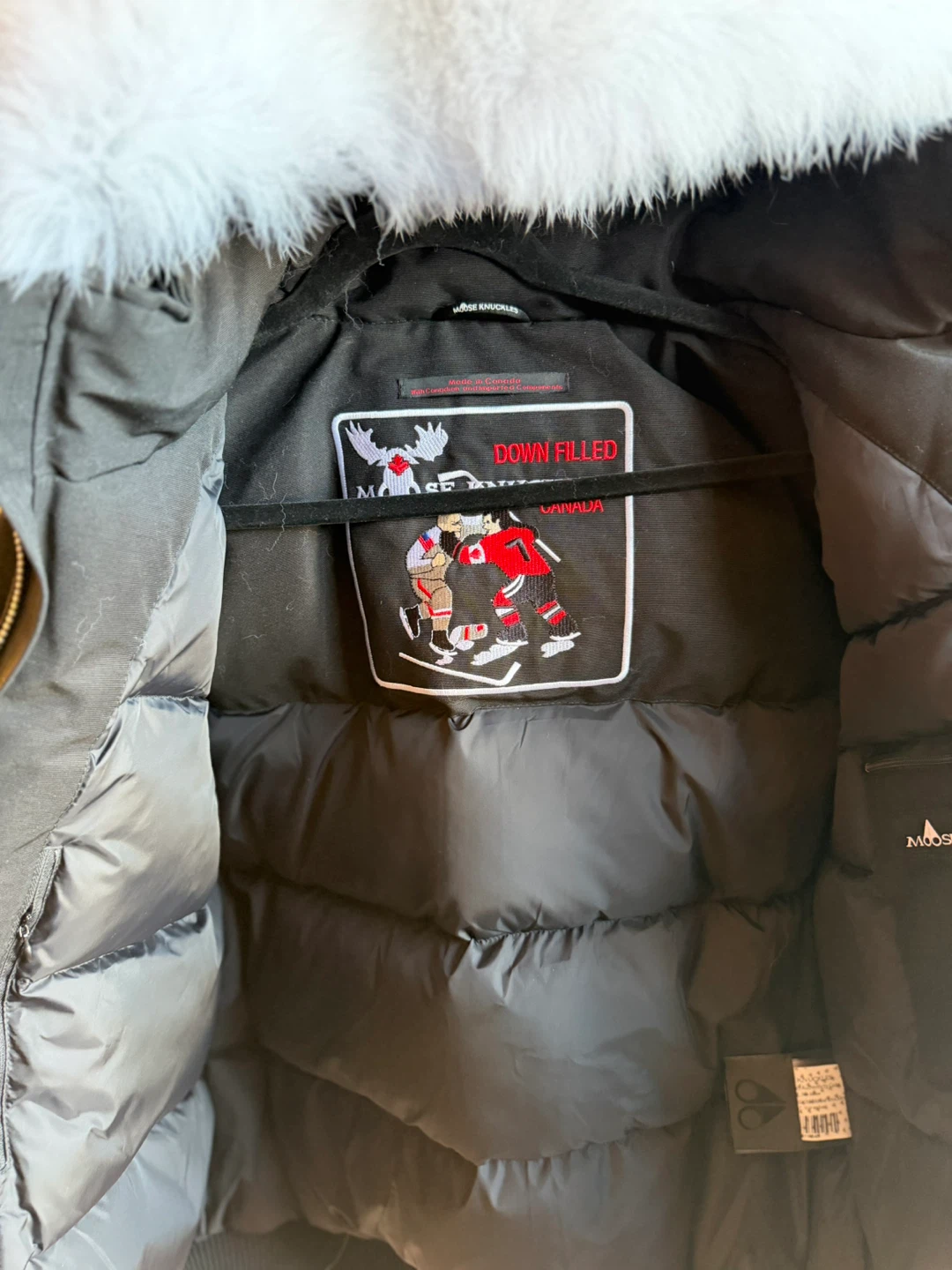Moose Knuckles Bomber Jacket w/ Fur Hood - photo 5
