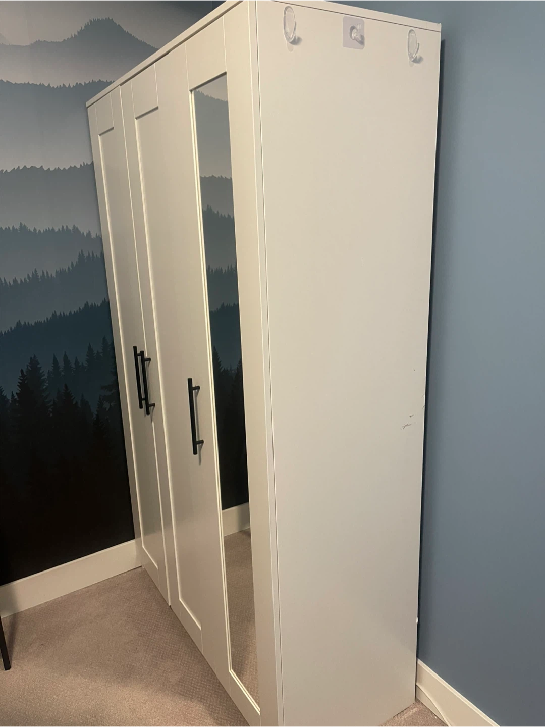 IKEA Brimnes Wardrobe with Mirror Door - photo 5