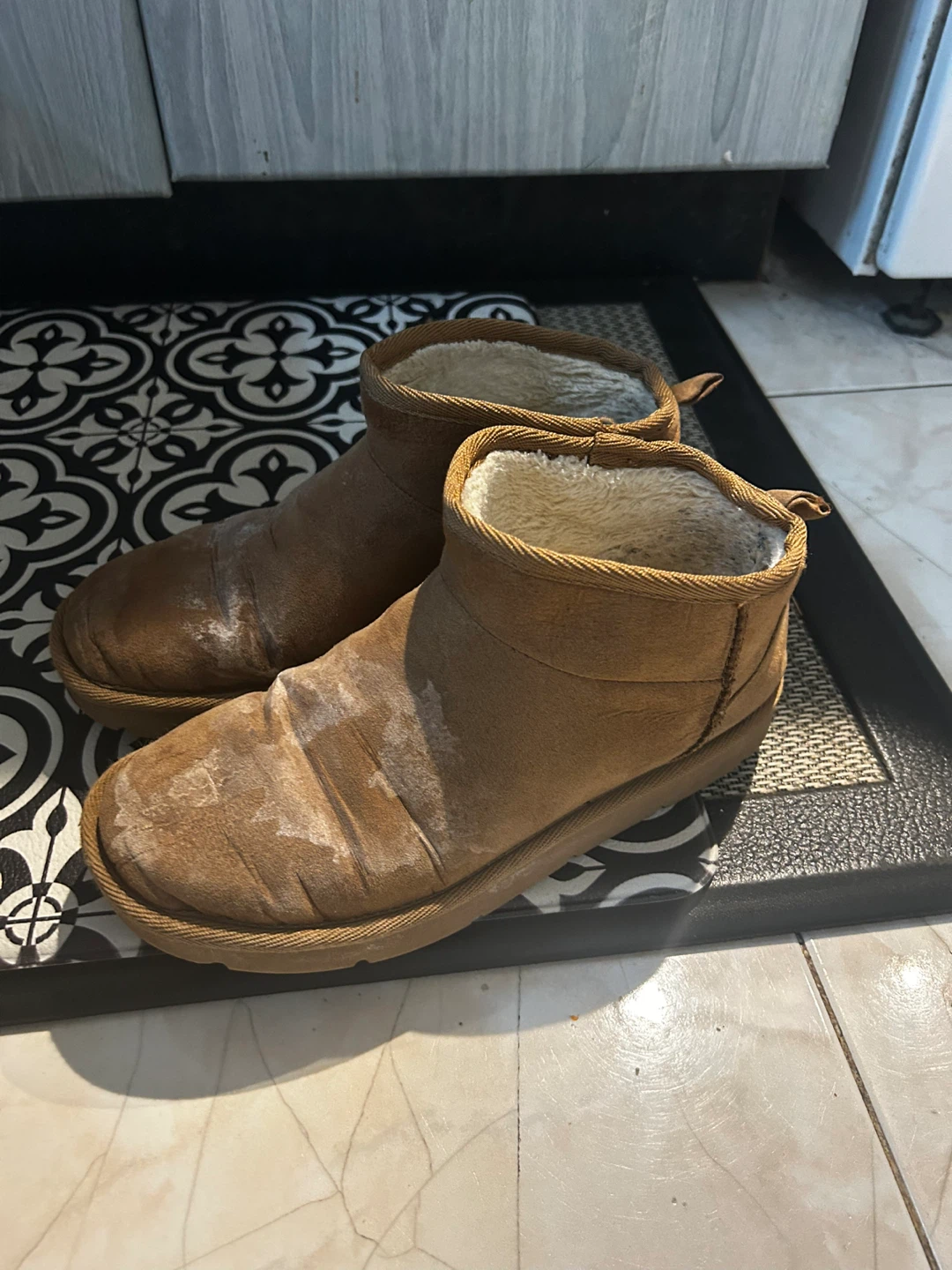 Brown UGG-styled Boots #freecylce