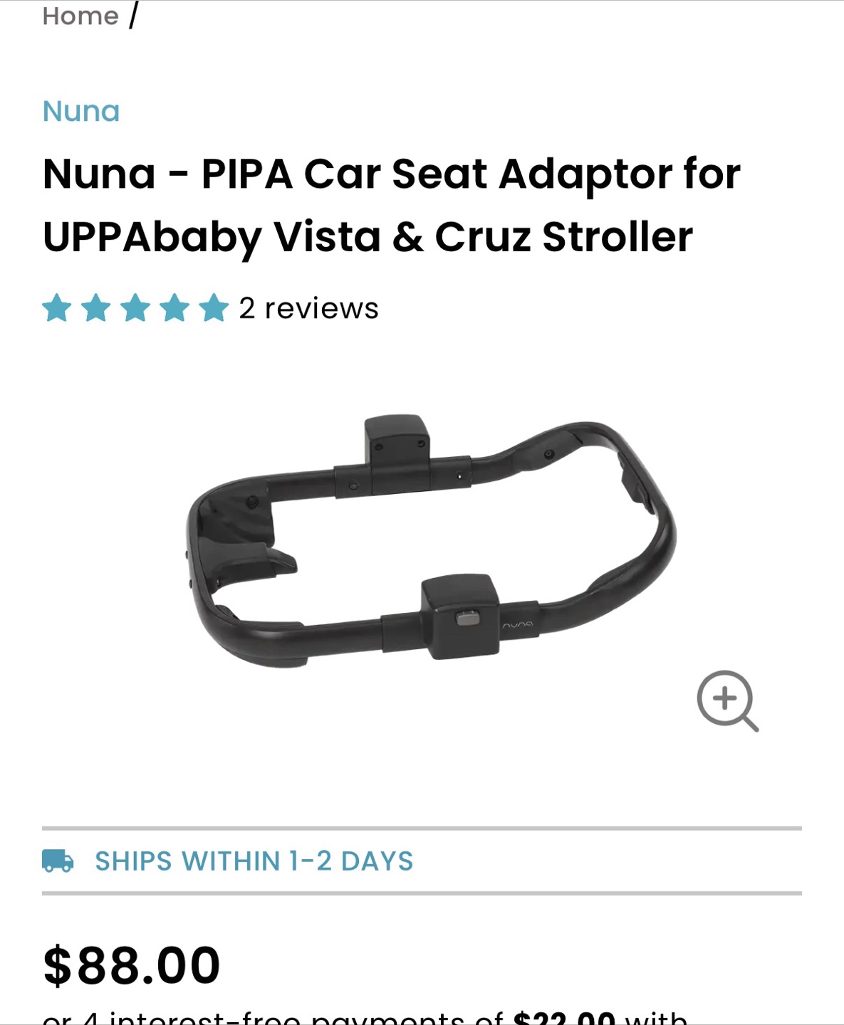 Nuna PIPA Car Seat Adaptor - photo 3