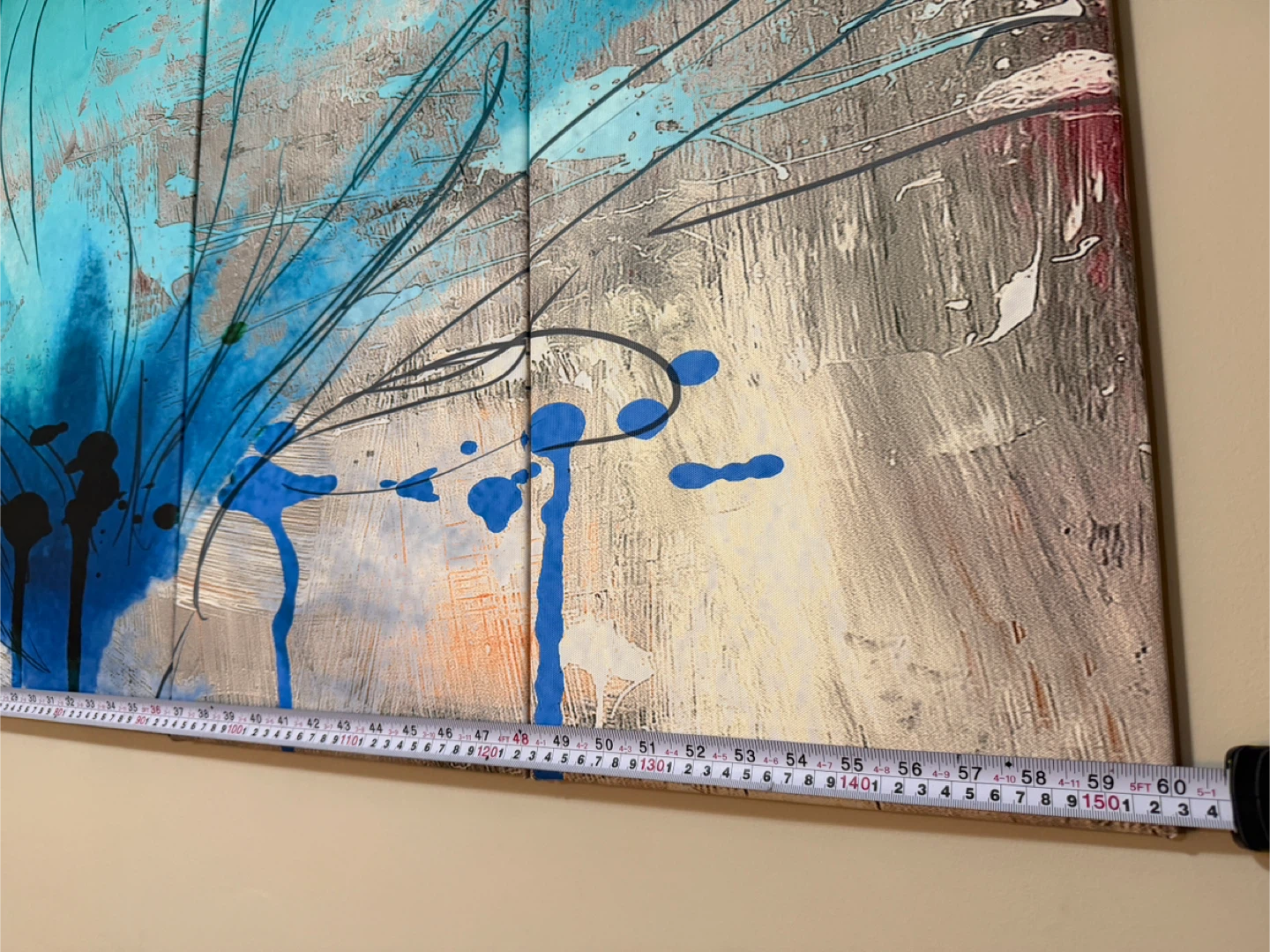 Abstract Floral Canvas Wall Art - photo 3
