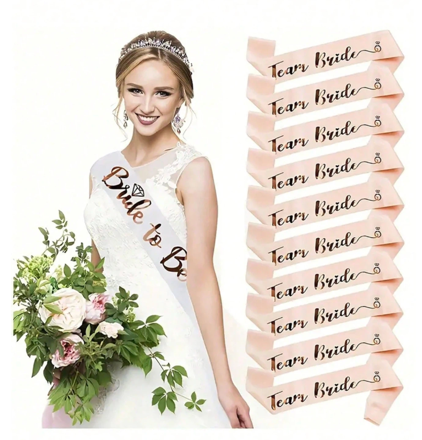 Bachelorette Sashes - Bride to Be & Team Bride