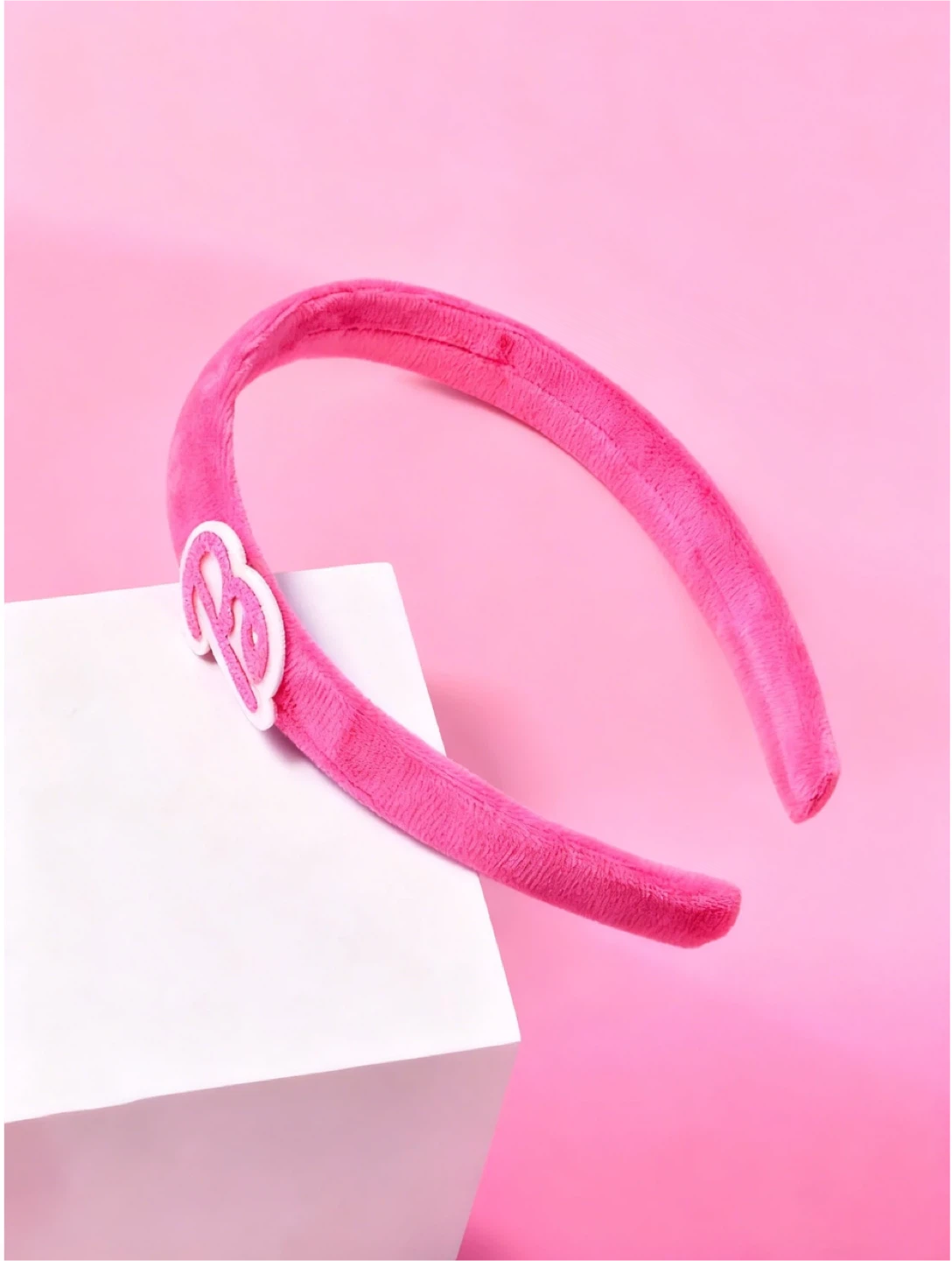 Barbie Pink Plush Headband - photo 2
